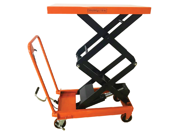 雙剪式整體油缸結(jié)構(gòu)平臺(tái)車(chē)